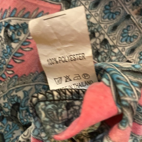 Pink & Blue Beach Cover Up - Picture 3 of 3